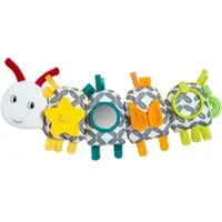 Fehn Greifspielzeug "Activity-Raupe", bunt, Greifspielzeug, BabyB:38cm H:3,8cm L:14cm, Softvelour, Greifspielzeug, B:38cm H:3,8cm L:14cm