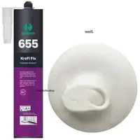 Ramsauer GmbH & Co KG Ramsauer 655 Kraft Fix 1K Hybrid Klebstoff 450g Kartusche
