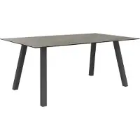 Stern Interno Tisch Vierkantrohr Aluminium/Silverstar 2.0