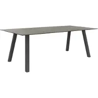 Stern Interno Tisch Vierkantrohr Aluminium/Silverstar 2.0