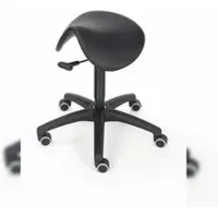 Proregal Sattelhocker Lexington, multibeweglicher Sitzmechanik, Sitzhöhe 52-71cm, Tragfähigkeit 110kg, Polyurethane-Sitz, Kunststoff-Fußkreuz, Rollen