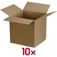 OTTO Office 10er-Pack Ordner-Versandkartons 30,63 L (groß) - 10 Stück braun, 32.5x32.5x29 cm