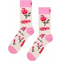Happy socks Socken Mom's Flower Sock Unisex White-Schuhgröße 41 - 46