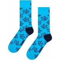 Happy socks Socken Cat Sock Unisex Blue-Schuhgröße 41 - 46