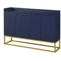 Möbel Kraft Sideboard ¦ blau ¦ Maße (cm): B: 120 H: 80