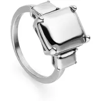 Liebeskind berlin Ring - Edelstahl Steel Diamond - Gr. 54 - in Silber - für Damen