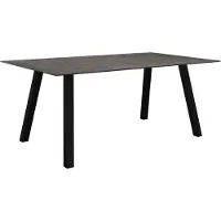Stern Interno Tisch Vierkantrohr Aluminium/Silverstar 2.0