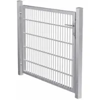 GAH Alberts Alberts 647391 Einzeltor Flexo mit Zubehör, feuerverzinkt, Breite 150 cm, Höhe 180 cm
