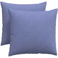 vidaXL Sofakissen 2 pcs Jeans blau 50 x 50 cm Stoff