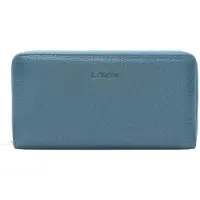 L.credi Geldbörse Raphi Zip Around Wallet Petrol