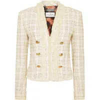 Philipp Plein Tweed Bolero Blazer