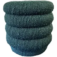 Signature Pouf BIBENDUM in Grün - (W) 47 x (H) 46,5 x (L) 46,5 cm | Gr.: onesize