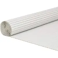 vidaXL Gartenzaun Doppelseitig Weiß 1,8x3 m PVC