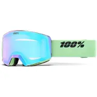 100% Skibrille Snow Goggle NORG Pistachio - Mirror Silver Lens