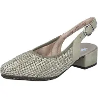 Rieker Slingpumps Grün in Gr. 42