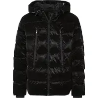 Urban Classics Allwetterjacke "Herren Shark Skin Puffer Jacket" 1 Stk. tlg. mit Kapuze