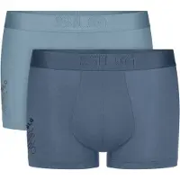 Sloggi Trunk "SLG Base Soft", Herren, Gr. L, Microfaser, blau, light, Microfaser, Obermaterial: 61% Modal, 32% Polyamid, 7% Elasthan, körpernah, Unterhosen Trunk, ohne Eingriff, elastischer Logobund