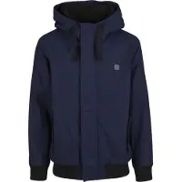 Brandit Essential Jacke für Herren, winddicht, mit Kapuze, navy, Größe 4XL