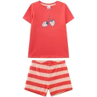 Sanetta Schlafanzug "Pyjama Schlafanzug Erdbeeren Pyjama Kids"