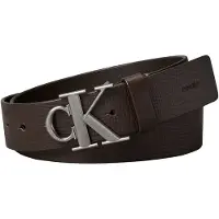 Calvin Klein Ledergürtel "CK BUCKLE 40MM FIXED" Größenverstellbar mit Metallschließe