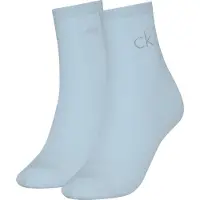 Calvin Klein Socken "CK WOMEN SHORT SOCK 2P SHINY LOGO" 2 Paar, 1x mit Glitzer-Logo