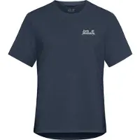 Jack Wolfskin T-Shirt Vonnan Graphic Outdoor Damen Midnight Sky-S