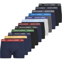 Jack & Jones Solid Trunks Herren (12er Pack) S