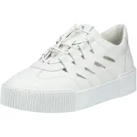 Högl Damen Sneaker Connie weiß Glattleder mit elastischer Schnürung und Memory Foam