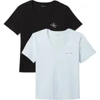 Calvin Klein T-Shirt "MONOLOGO VNK 2PACK TEE" Packung, 2er-Pack, 2 tlg., Logoschriftzug