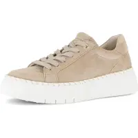 Gabor Damen Halbschuhe aus braunem Leder mit Schnürung, Absatzhöhe 2,0 cm, Größe 44