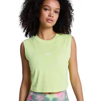 Roxy Shirttop "Essential Energy", Damen, Gr. L, grün (daiquiri grün), Obermaterial: 100% Baumwolle., Tops Shirttop