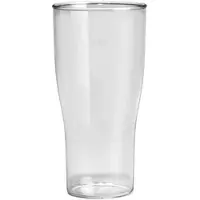 Monouso - Wiederverwendbares Langlebig Bierglas SAN Klar 400ml (5 Stück)