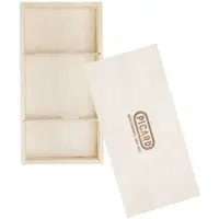 PICARD Geschenkverpackung 39,5x20x6,5cm aus Holz für Lattbeile und Klauenhämmer