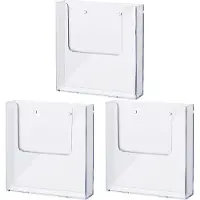 OEM Wandhalter für den Einsatz an der "Hilfswand", 1 x DIN A5, transparent, 3er Pack