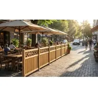 Meingartenversand.de Gartenzaun Elemente 180 x 90 cm – Vorgartenzaun aus Kiefer, grün imprägniert – stilvolle Zaunfelder mit Rankgitter – Zaun für Vorgarten und Terrasse