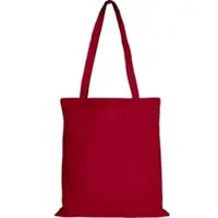 TEXXILLA Baumwolltasche CLASSIC mit zwei langen Henkeln und Ihrem Wunschmotiv, dunkelrot