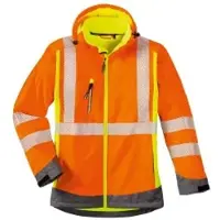 4Protect Warnschutz Softshelljacke HOUSTON, orange/gelb 3470 , 1 Stück, Größe: S