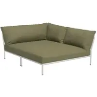 Houe LEVEL 2 Cozy Ecke Kissen rechts Aluminiumgestell