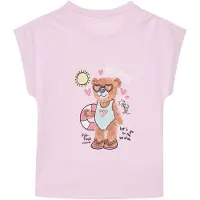 GUESS T-Shirt K6GI18 K6YW4 Rosa Regular Fit 80