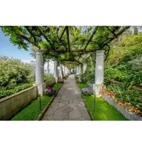 Papermoon Fototapete "Capri Pergola", bunt, B:4m L:2,6m, Vlies, Tapeten, Fototapete