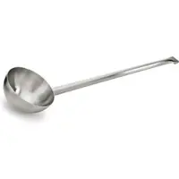 WAS Germany 2x Schöpfkelle 83 cm, 2 L, Ø 20 cm, Gastro, Chromnickelstahl silber