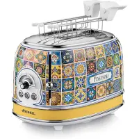 Ariete 0155/0P, 2 Scheibe(n), Blau, Gelb, Metall, 810 W, 220-240 V, 50/60 Hz