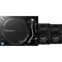 Pioneer PLX-1000 + DJ DM-50D-BT Schwarz