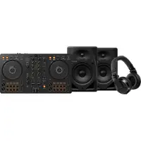 Pioneer DJ DDJ-FLX4 + DJ HDJ-X7 Schwarz + DJ DM-50D-BT Schwarz