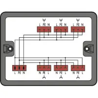 Wago 899-631/331-000 Verteilerbox Verteilung Wechselstrom (230 V)