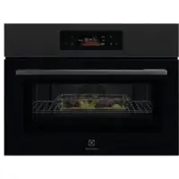Electrolux KVLBE28GT Backofen mit Mikrowelle 45cm MattBlack 25Heizarten