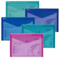Snopake Sammelmappe A4 quer 180 Blatt mehrfarbig