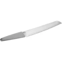 Woll Brotmesser "Cutting Edge", grau, Klingenlänge 26cm, Edelstahl, Kunststoff, Kochmesser, Brotmesser, aus deutschem Edelstahl gemäß DIN 1.4116