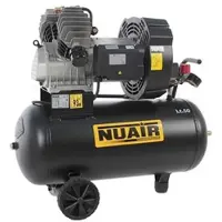 Nuair GVM/50 - Elektrischer Kompressor - mit Wagen V Kopf 3 PS Motor - 50 Lt