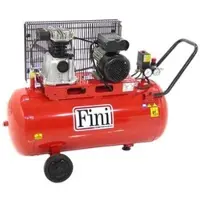 Fini ADVANCED MK 102 N 90 2M - Elektrischer Kompressor mit Riemenantrieb - Motore 2PS - 90Lt